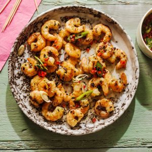 Giggling Squid Cookbook zingy prawns recipe